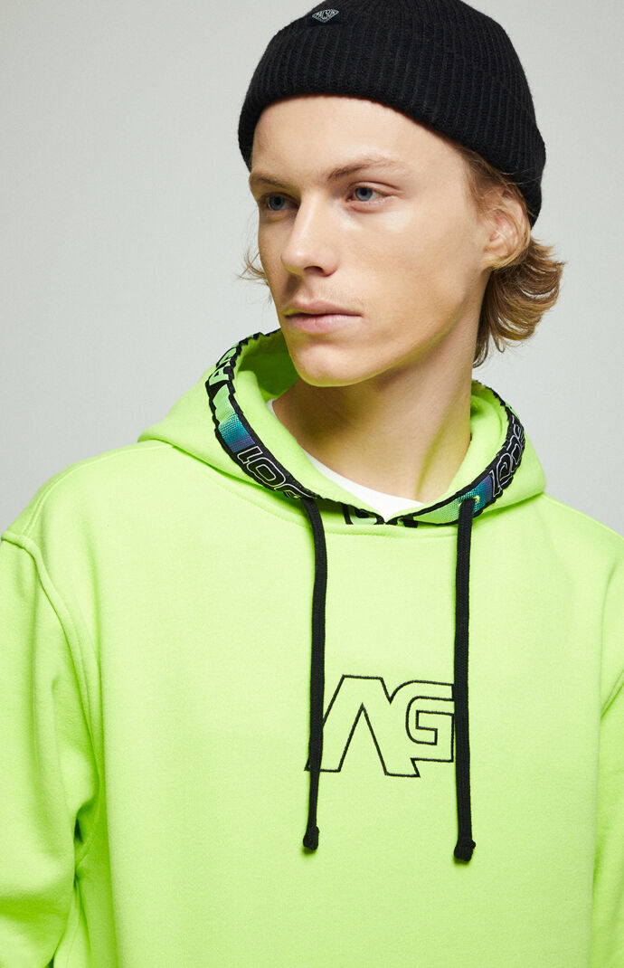 Neon Yellow Crux Pullover Hoodie