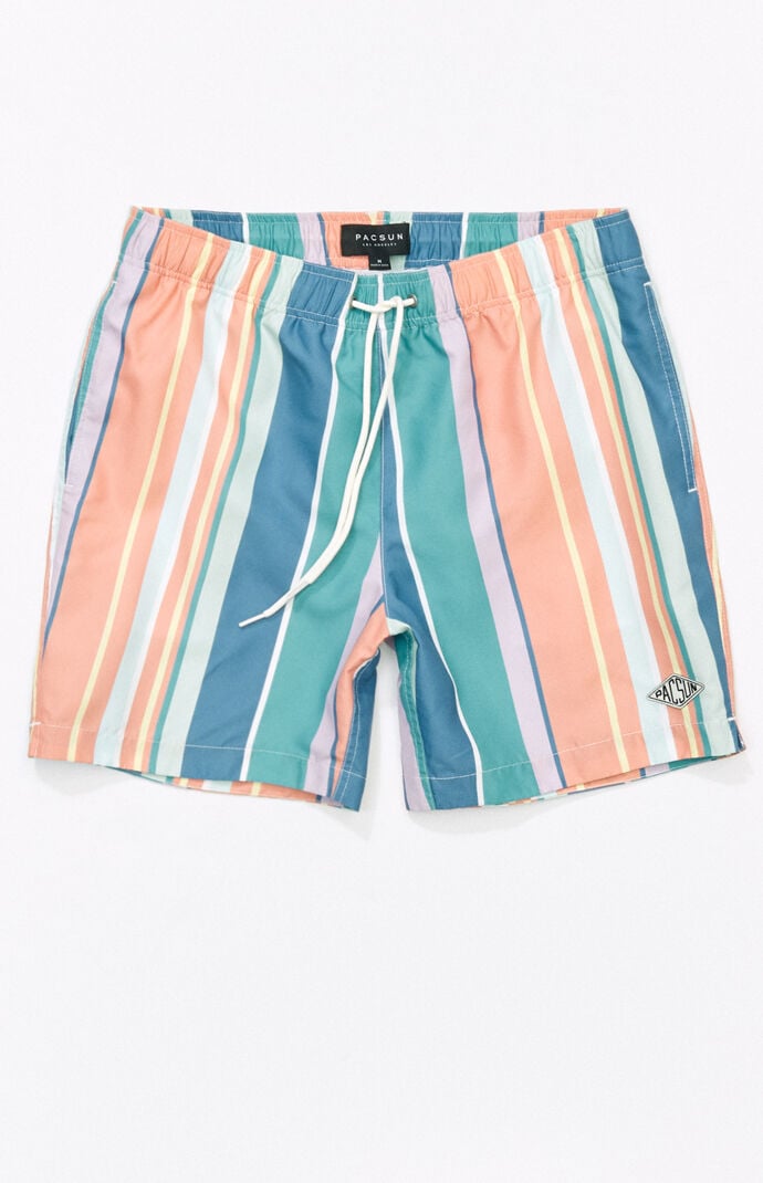mens stretch swim trunks
