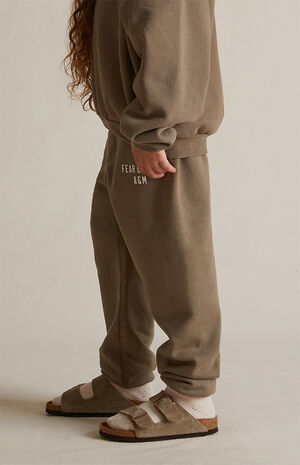 Kids Military Heavy Fleece Sweatpants image number 4