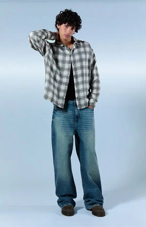 Blake Extreme Baggy Jeans Medium Blue image number 1