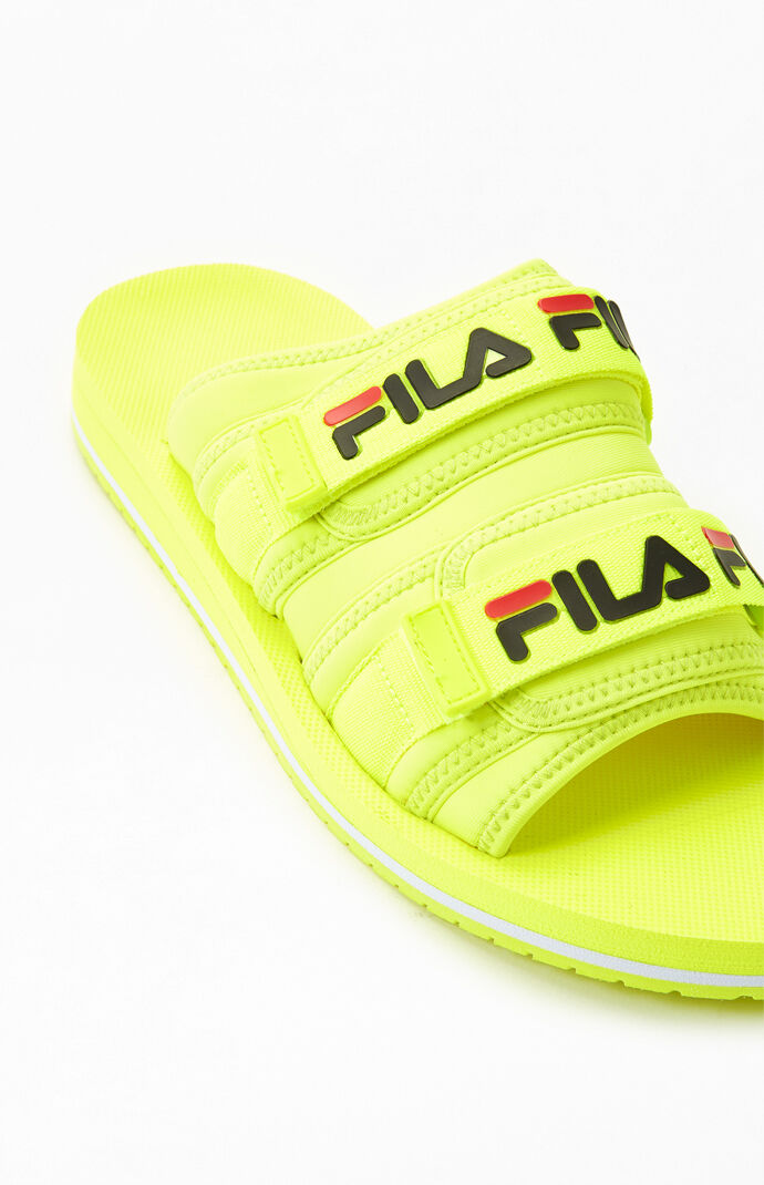 Neon Utility Slide Sandals