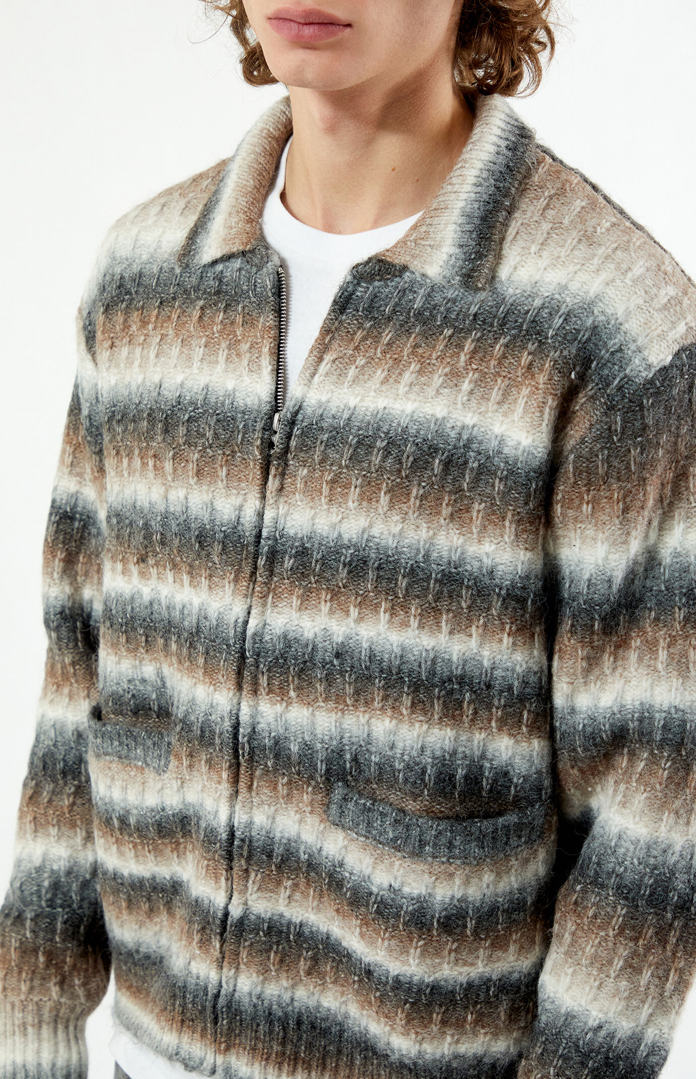 Obey Reggie Zip Up Cardigan | PacSun