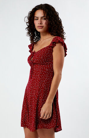 Keyhole Babydoll Mini Dress image number 2