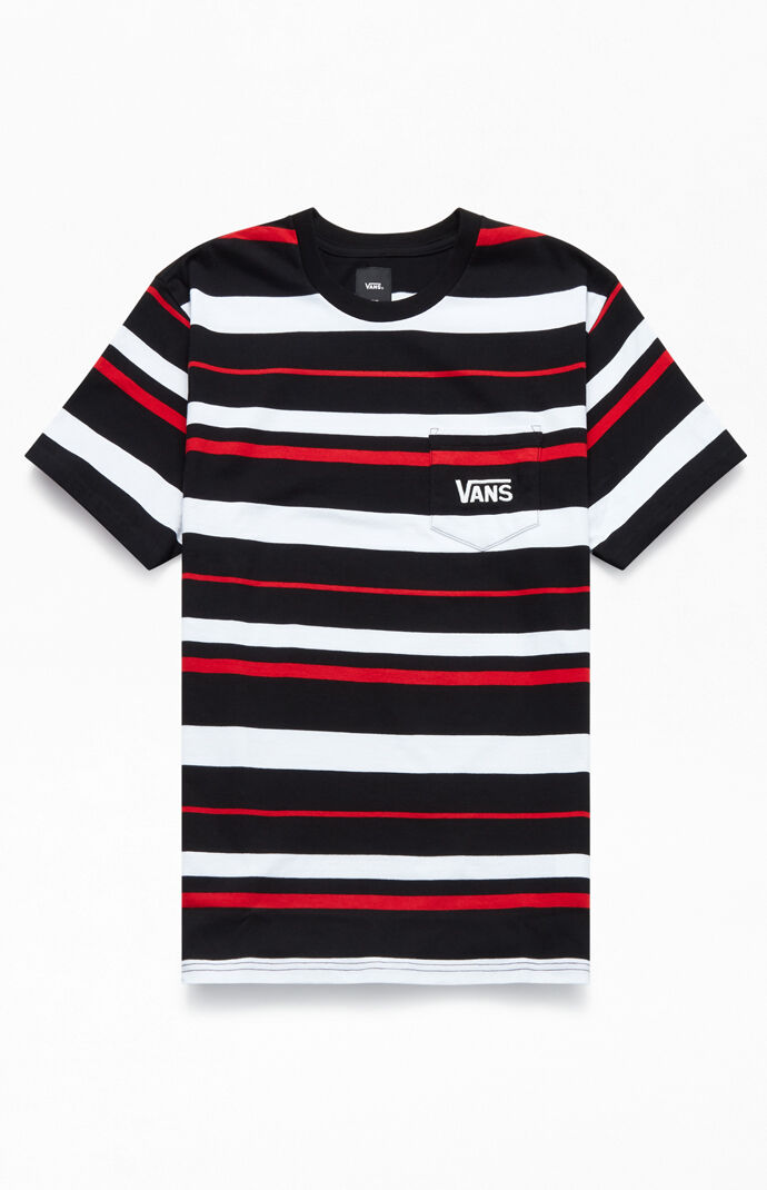 vans striped t shirt