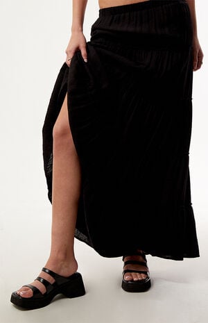 Tiered Maxi Skirt image number 5
