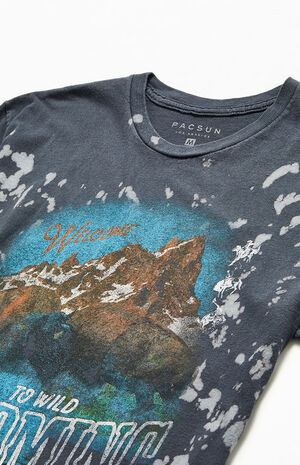 Wyoming Bleach Dye T-Shirt image number 2