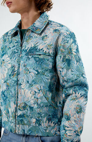 Blue Daisies Jacquard Jacket image number 2
