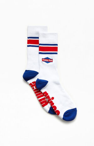 x Happy Dad Logo Crew Socks image number 2