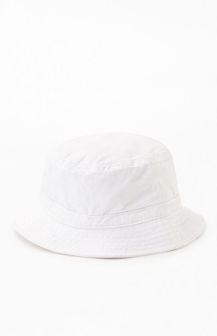 White & Pink Originals Washed Bucket Hat