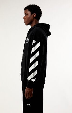 Core Diagonal Zip Up Hoodie image number 3