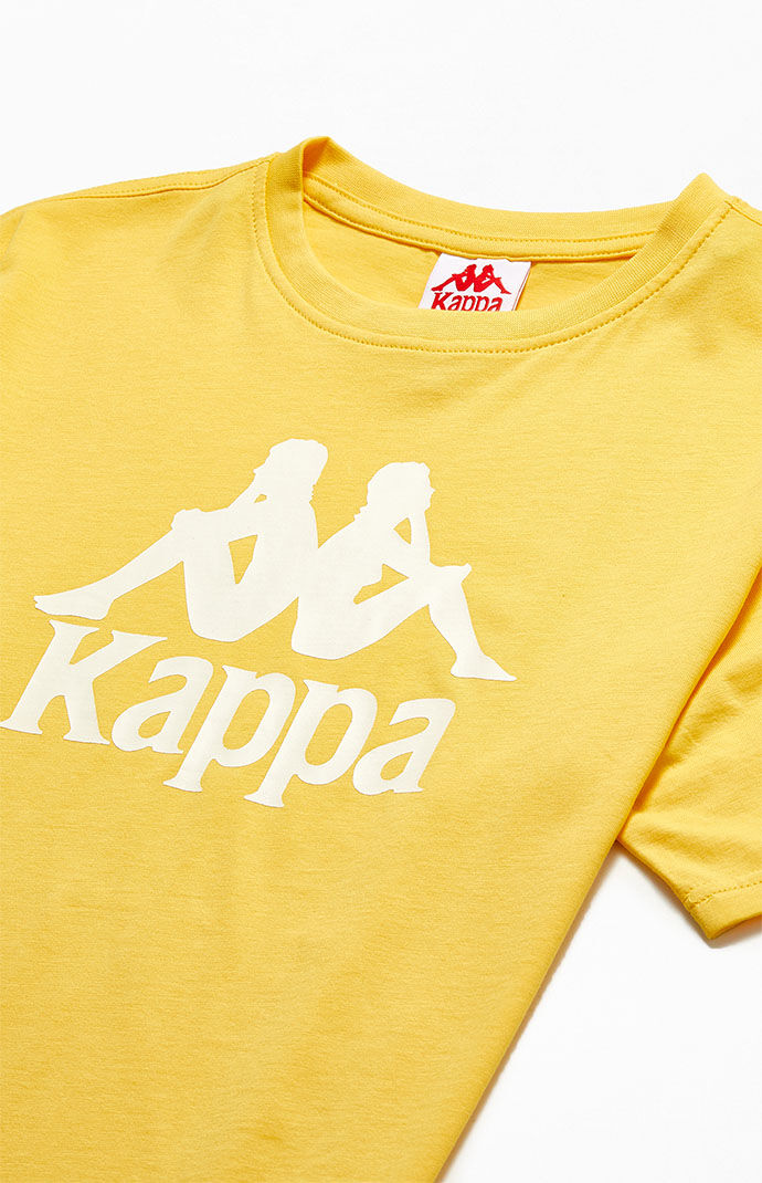 yellow kappa shirt