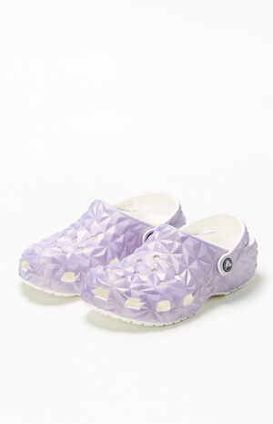 Kids Iridescent Geometric Classic Clogs image number 2