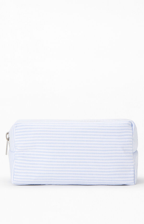 Striped Cosmetic Bag