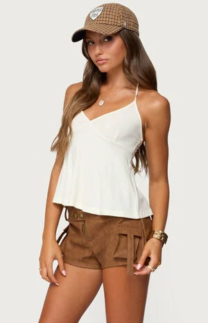 Leonora Halter Babydoll Top image number 2