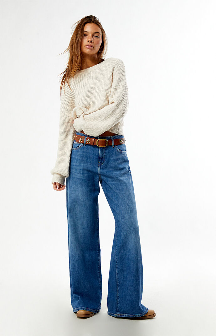 Pacsun Studded Flower Belt