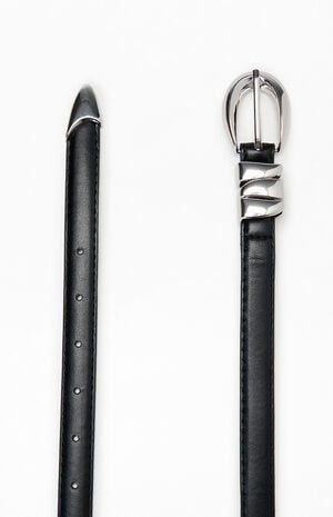 Sleek Faux Leather Belt image number 2