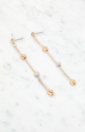Delicate Star Drop Earrings image number 2
