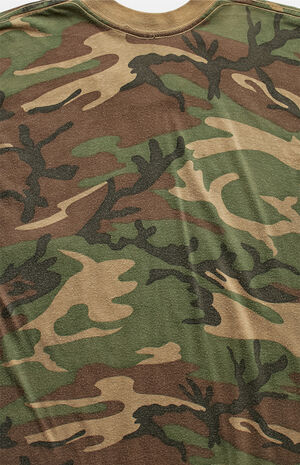 80s Camo V-Neck Top image number 3