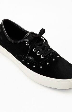 Black & White Star Grommet Authentic Shoes image number 6