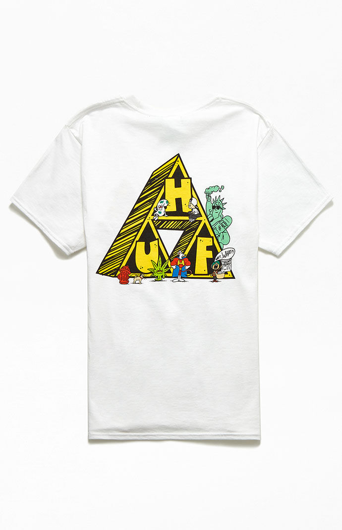 HUF Saturday Morning T Shirt PacSun