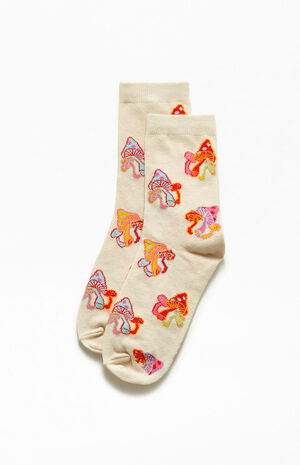 Bright Mushroom Socks image number 1