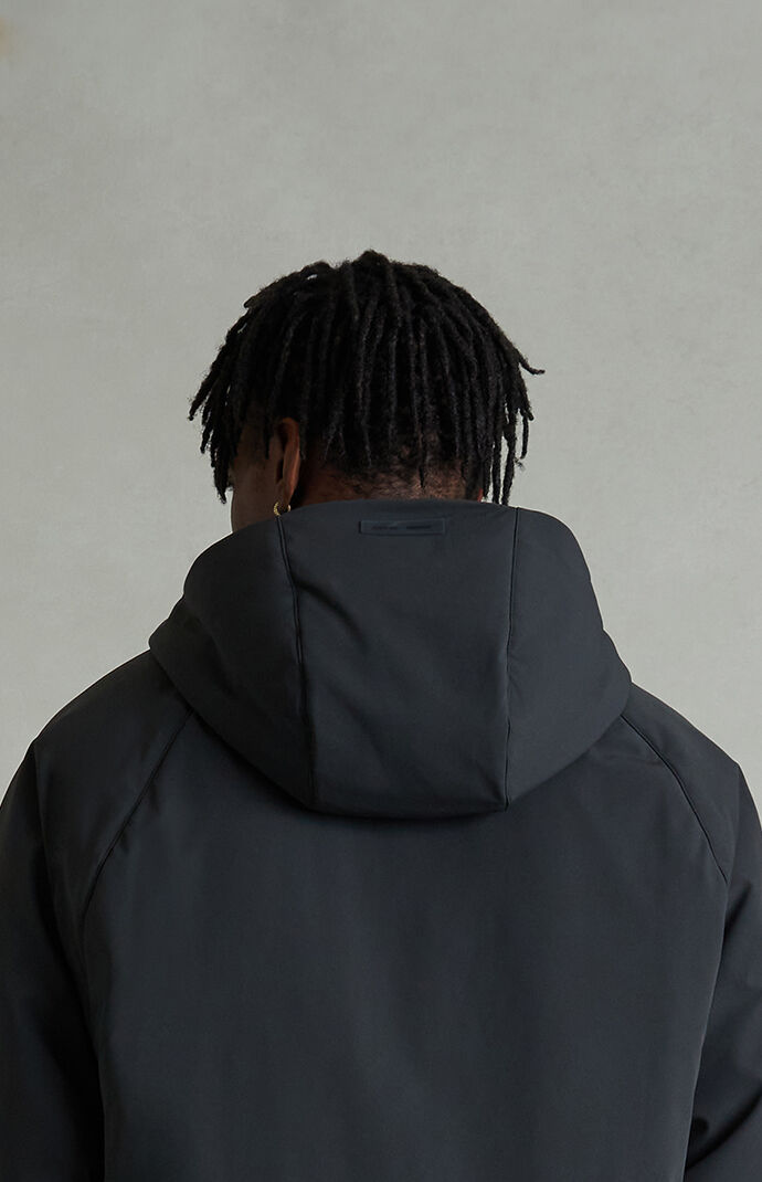 Fear of God ESSENTIALS Vintage Black Half-Zip Anorak Jacket | Pacsun