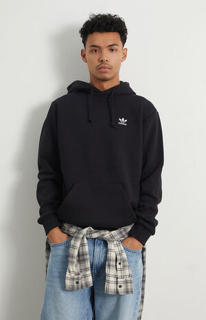 Black Essential Hoodie image number 1