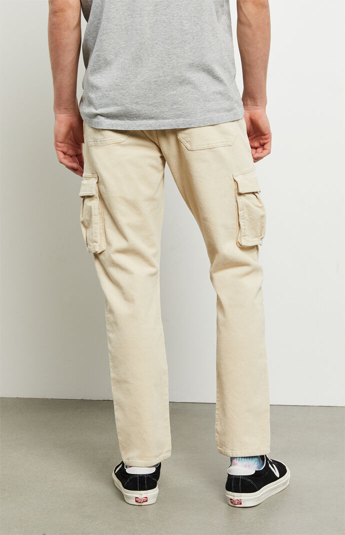 mens slim fit tapered cargo pants