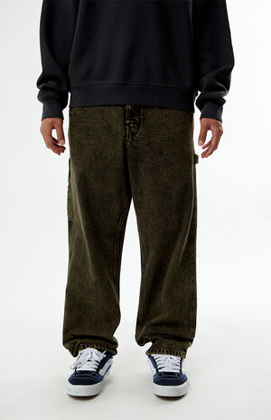 Tan Drill Chore Carpenter Jeans image number 1