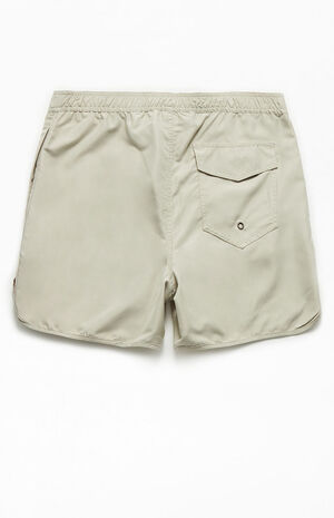 By PacSun Scallop 15" Swim Trunks image number 2