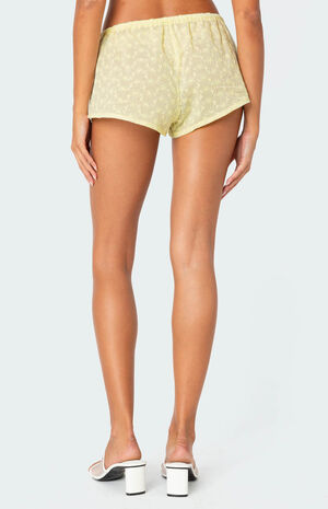 Cayenne Eyelet Micro Shorts image number 5