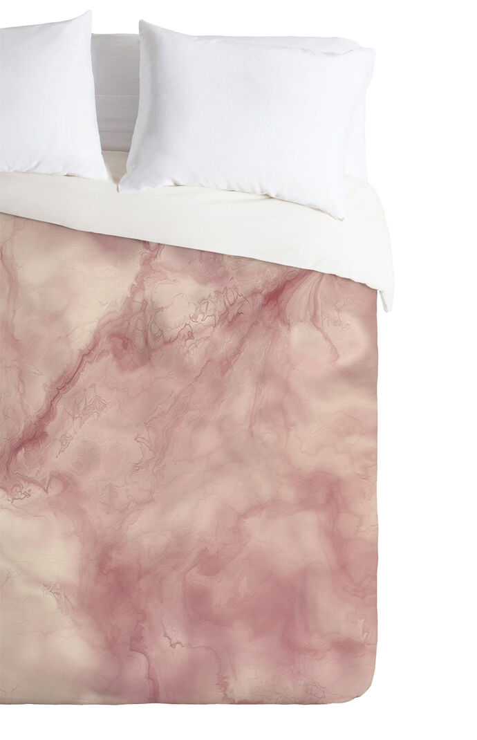 Rose Marble Duvet Set