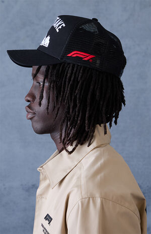x Pacsun Overtake Black Snapback Hat image number 2