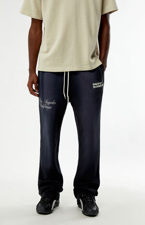 Pacsun Washed Black Terrain Straight Leg Sweatpants PacSun