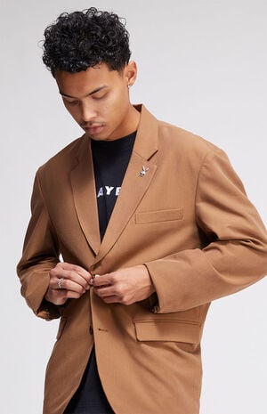 Houndstooth Wool Blazer image number 2