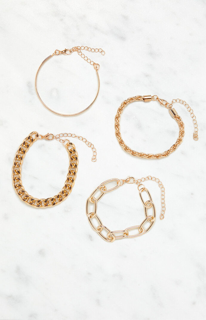 Chain And Bangle Bracelet Pack