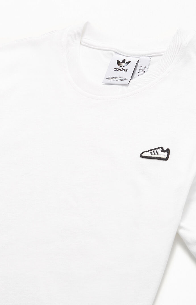 White Adicolor Embroidered T-Shirt