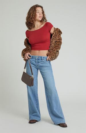 Casey Low Rise Baggy Jeans Dark Indigo image number 1