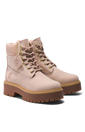 Women's Tan Stone Street 6inch Lace-Up Waterproof Boots image number 4