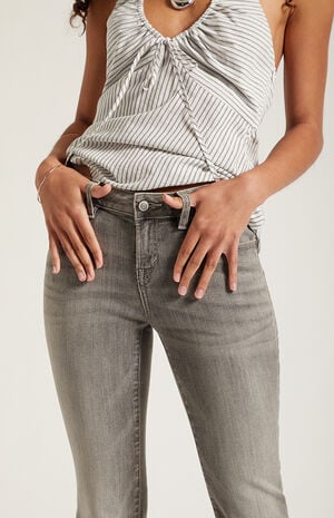 Jade Low Rise Bootcut Jeans Black image number 5