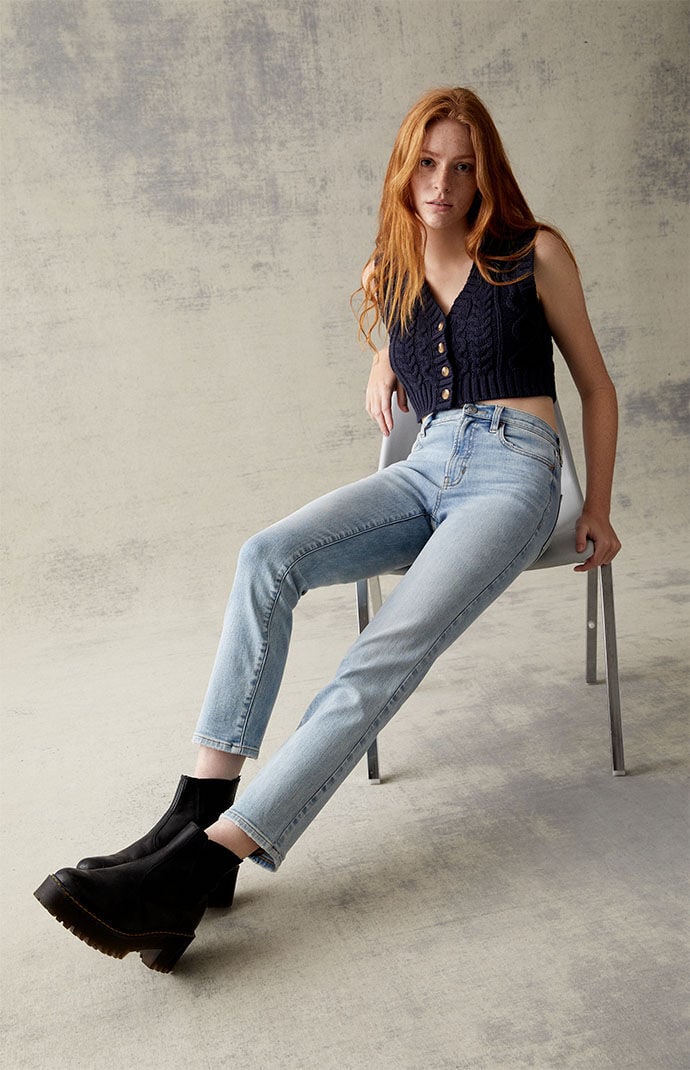 PacSun Light Blue Stretch Vintage Skinny Jeans PacSun