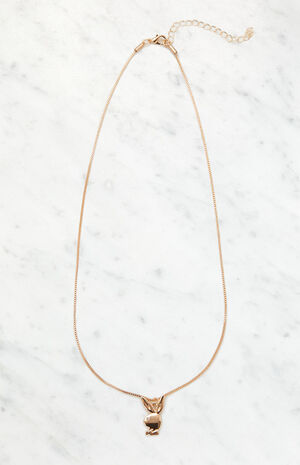 By PacSun Simple Bunny Necklace image number 1