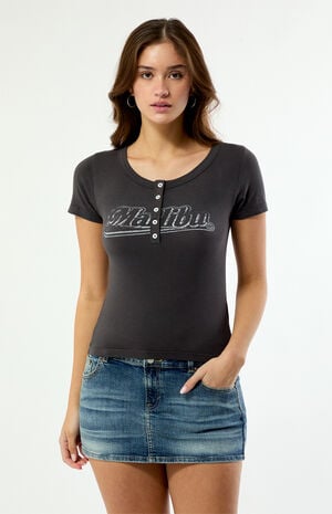 Malibu Short Sleeve Henley Top image number 2