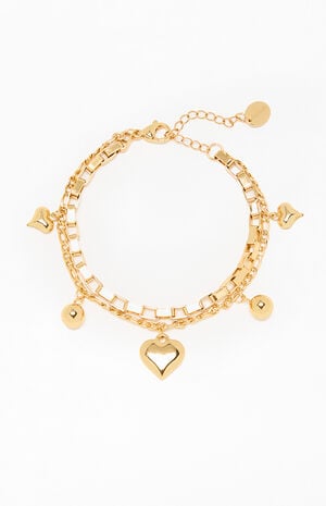 Piper Heart Charm Bracelet image number 1