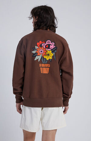 Flower Pot Crew Neck Sweatshirt image number 1