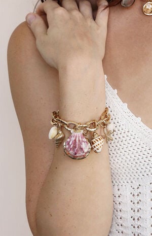 Mermaid Tears 18k Gold Plate Bracelet image number 5