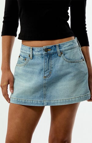 Micro Moment Jean Mini Skort image number 2