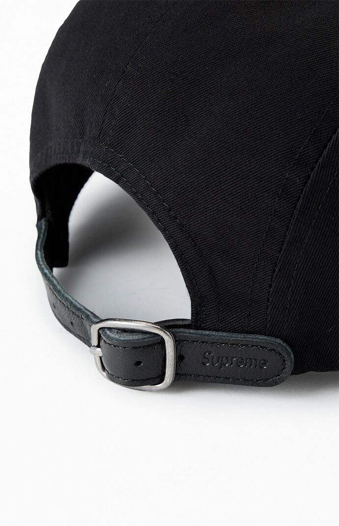 Supreme Black Washed Chino Twill Camp Hat | Pacsun