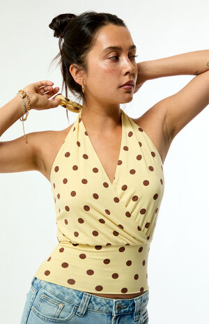 Devon Wrap Halter Top image number 5