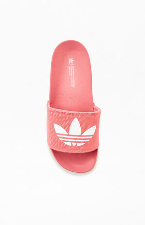 Women's Purple Adilette Slide Sandals image number 5